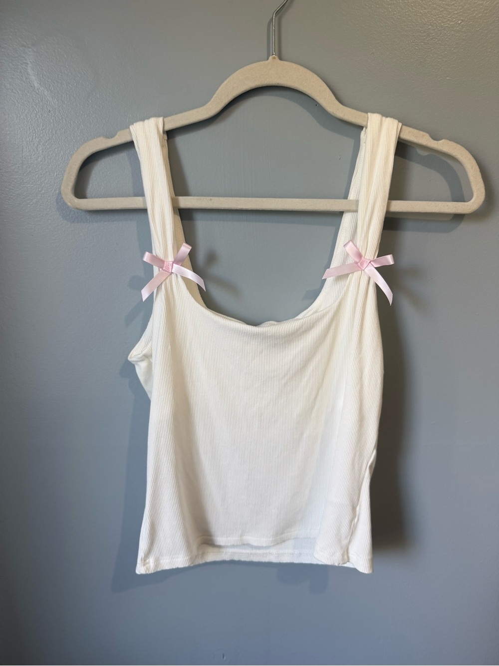 Edikted White Bow Tank Size Large